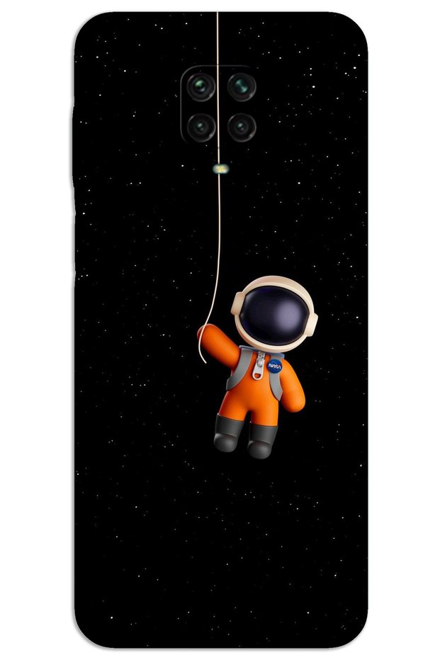 غطاء خلفي مطبوع بنمط HD لهاتف Xiaomi Redmi Note 9 Pro - رائد الفضاء