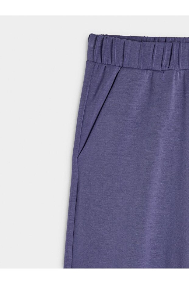 Elastik Belli Pantolon - 7