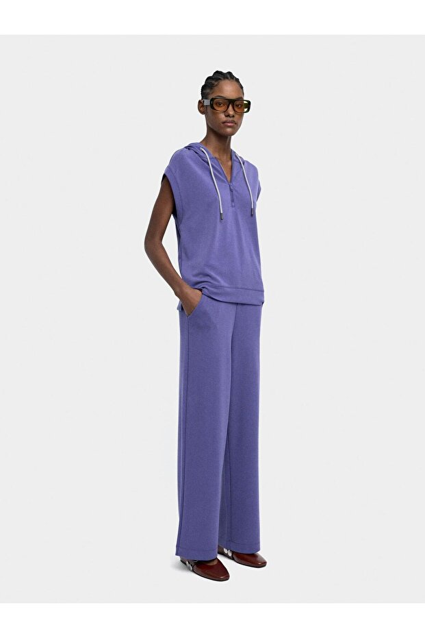 Elastik Belli Pantolon - 1