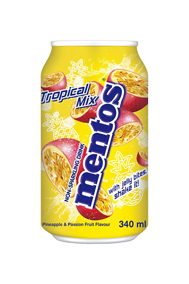 MENTOS NON-SPARKLING DRINK TROPİCAK MİX 340 ML - 24 ADET - 1