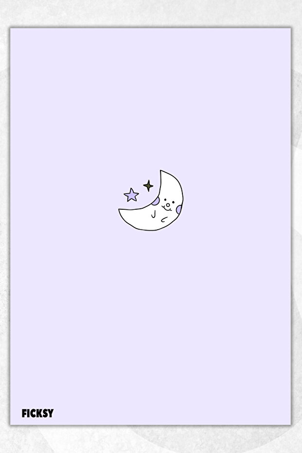 Moon Note Paper - A5 Size - 50 Sheets - Notepad - Memopad - Memo Pad - to Do List - Notebook - 1