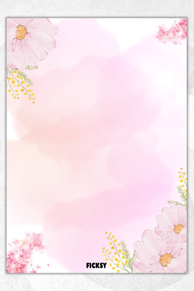 Flower Note Paper - A5 Size - 50 Sheets - Notepad - Memopad - Memo Pad - to Do List - Notebook - 1