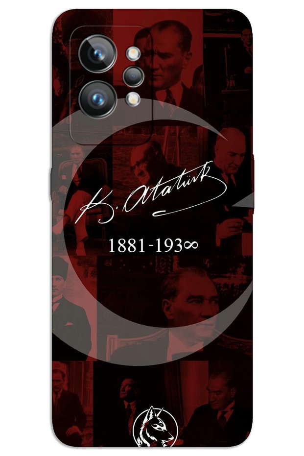 Realme Gt 2 Pro Case Hd Pattern Printed Back Cover - Atatürk Ayyıldız