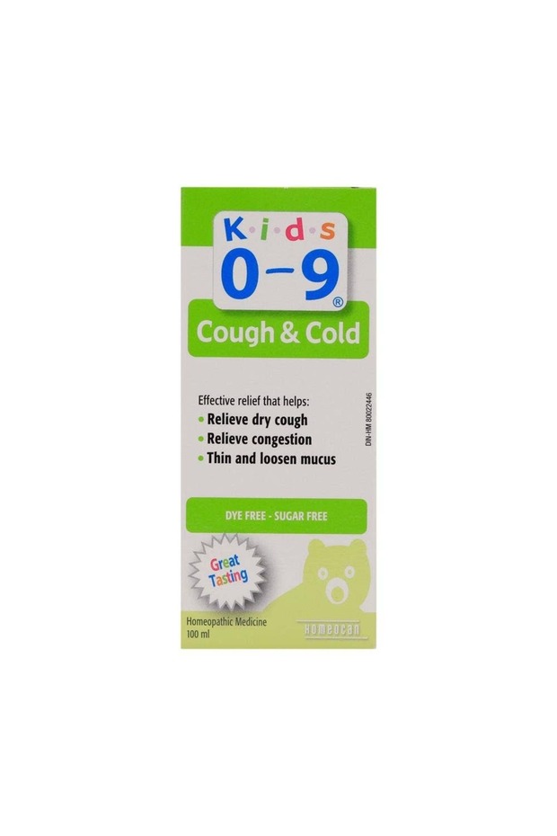 KIDS 0-9 & COLD SYR 100ML S/F