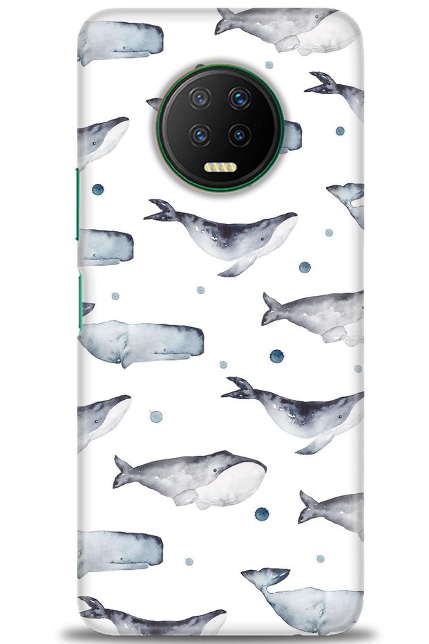 Infinix Note 7 Case Hd Printed Case - Whales