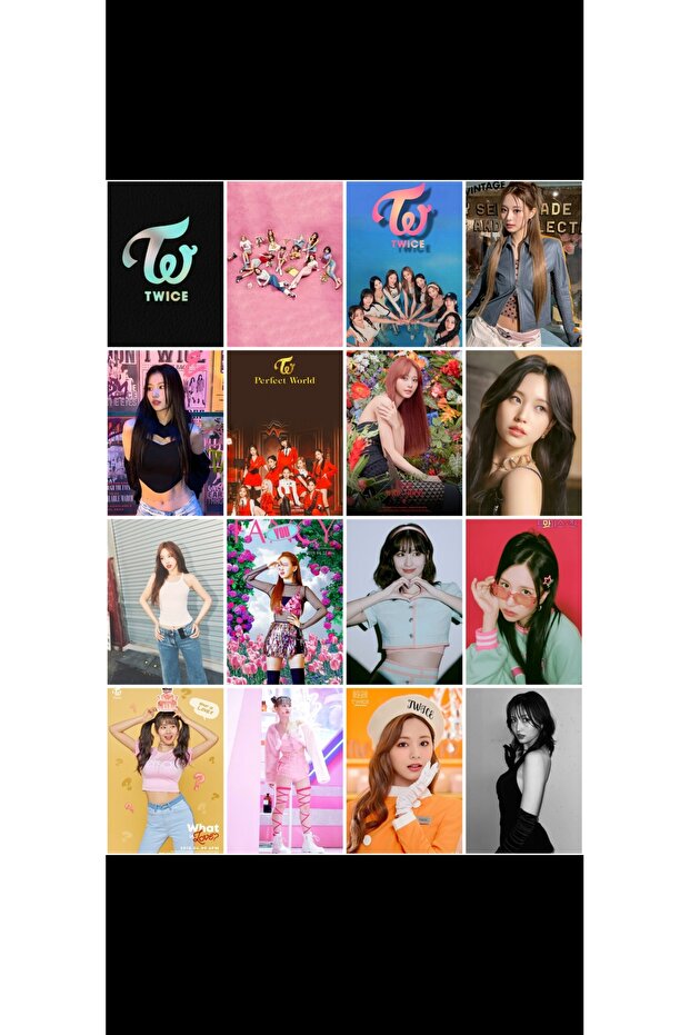 Owl Bag Twice New Seson 1 No Design Patterned Set of 16 Photocard