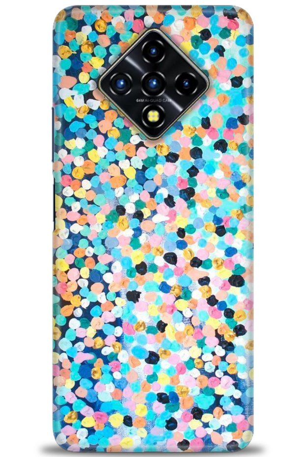 Infinix Zero 8 Case Hd Printed Case - Colorful Speckles