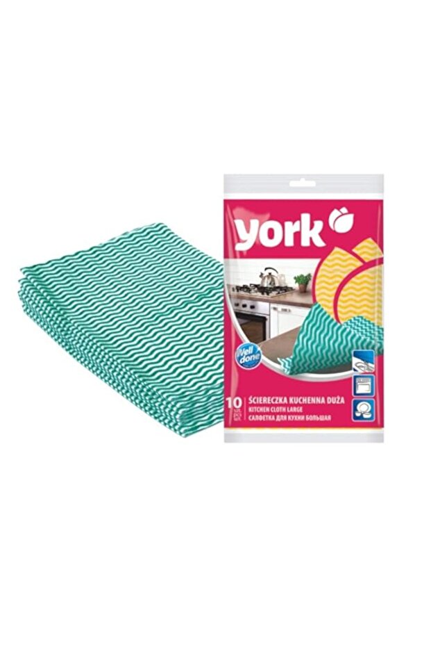 York HoUSehold Kitchen Cleaning Cloth 10Pc