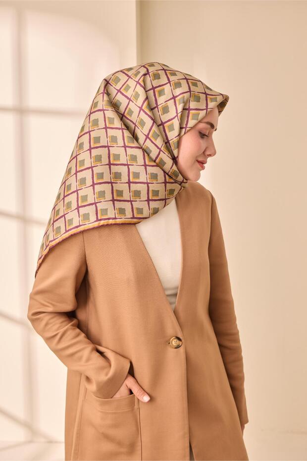 Twill İpek Eşarp 11474 05 - 5