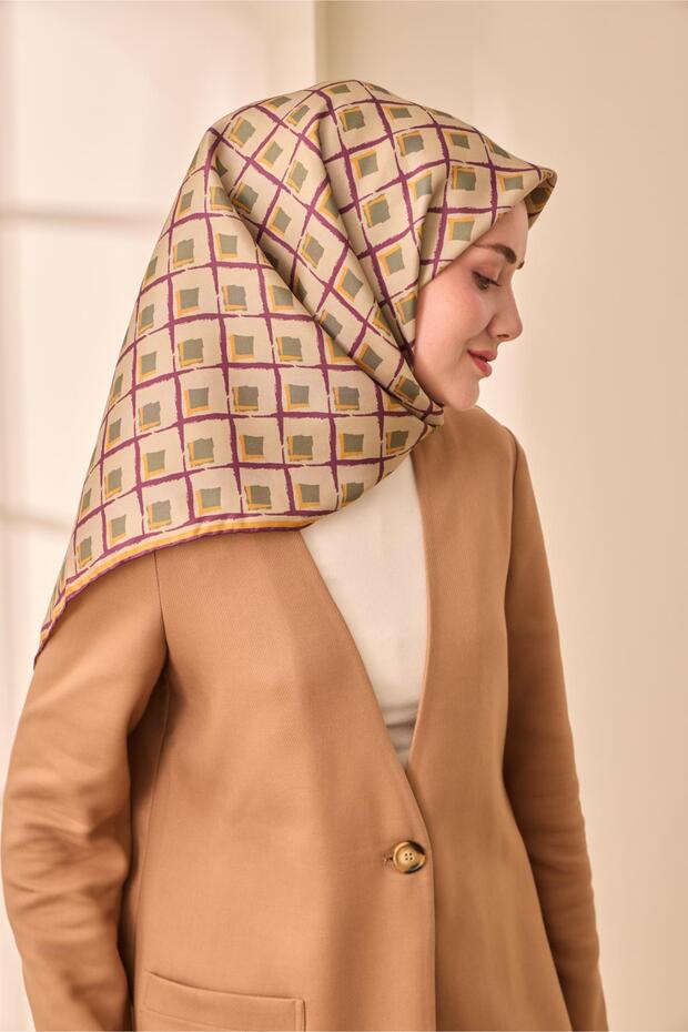 Twill İpek Eşarp 11474 05 - 3