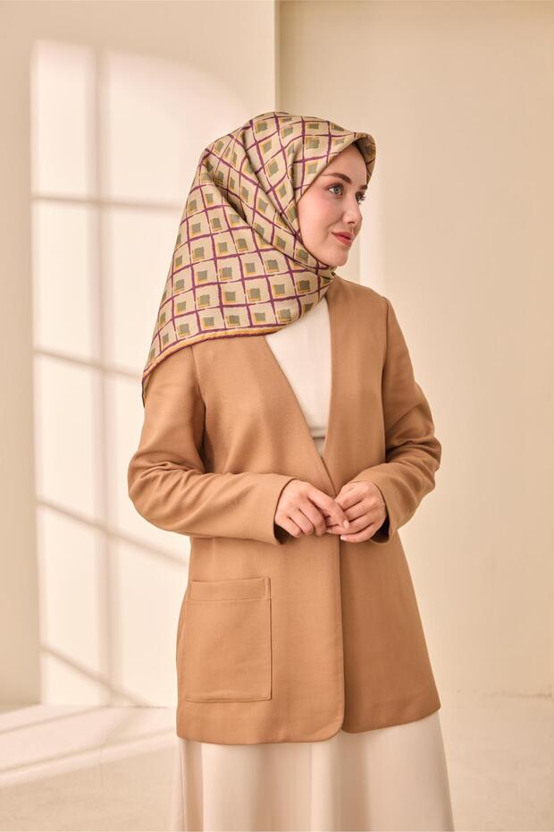 Twill İpek Eşarp 11474 05 - 4