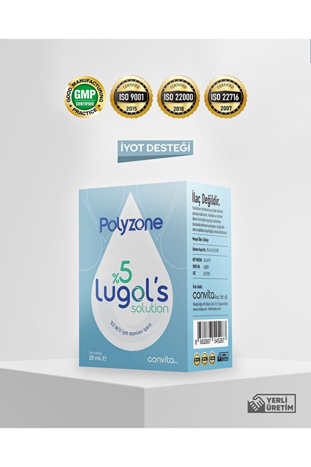 Polyzone Lugol's Solution %5 20 ml - 2