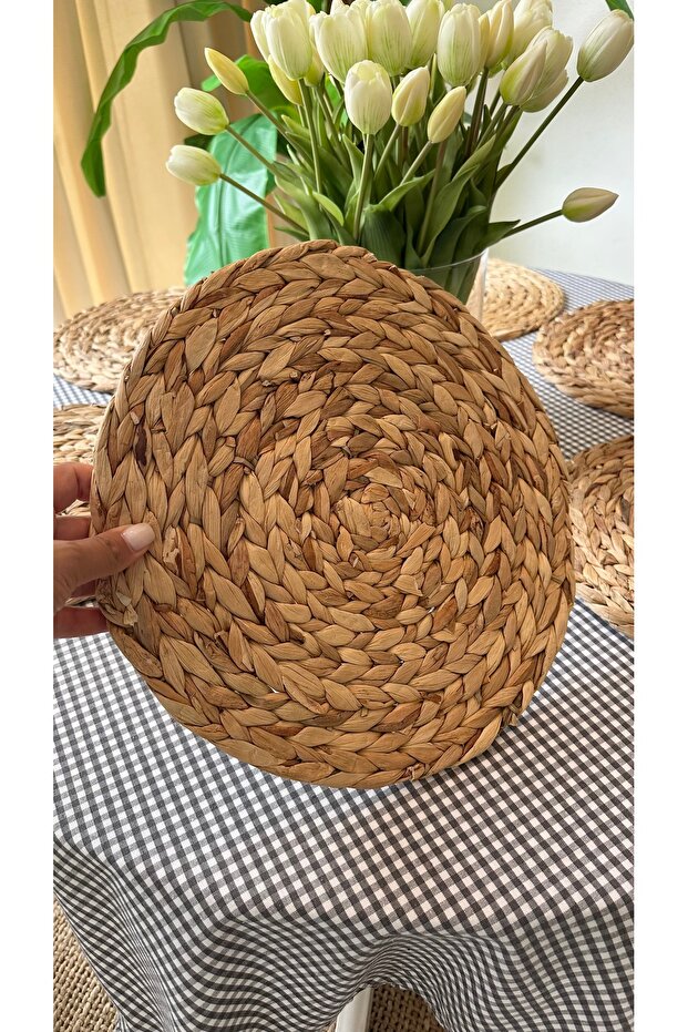 6 Ad Hasır Rattan Amerikan Servis Supla - 3