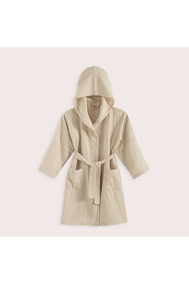 Lıttle Basıc Müslin Bornoz Taş - 1