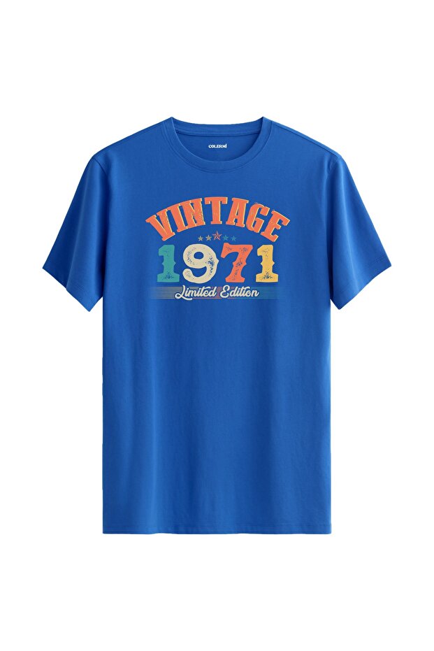 1971 Echo Vintage T-Shirt Birthday Gift Crew Neck Unisex Vintage Tshirt