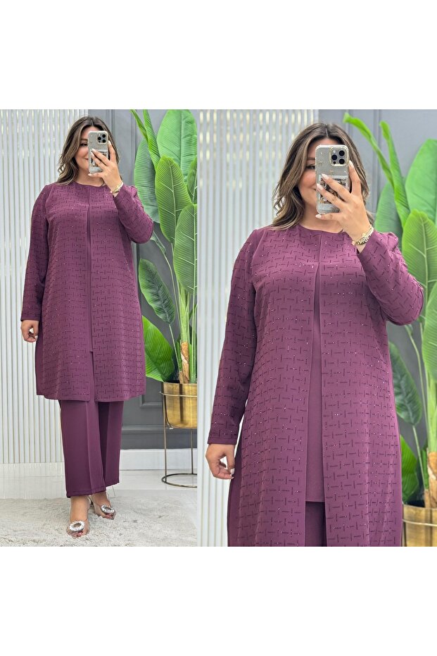 Stone Printed Tunic Set - 3