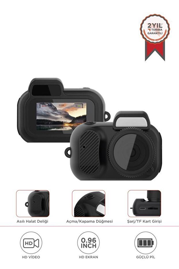 Torima CMR-37 Siyah Mini Dijital Video Fotoğraf Makinesi Kamera