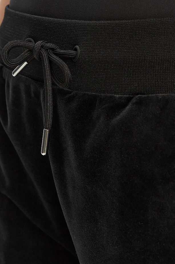 Couture Taşlı Regular Fit Yüksek Bel Kadife Jogger Pantolon V3BB26K0232 PANTOLON V3BB26 - 5