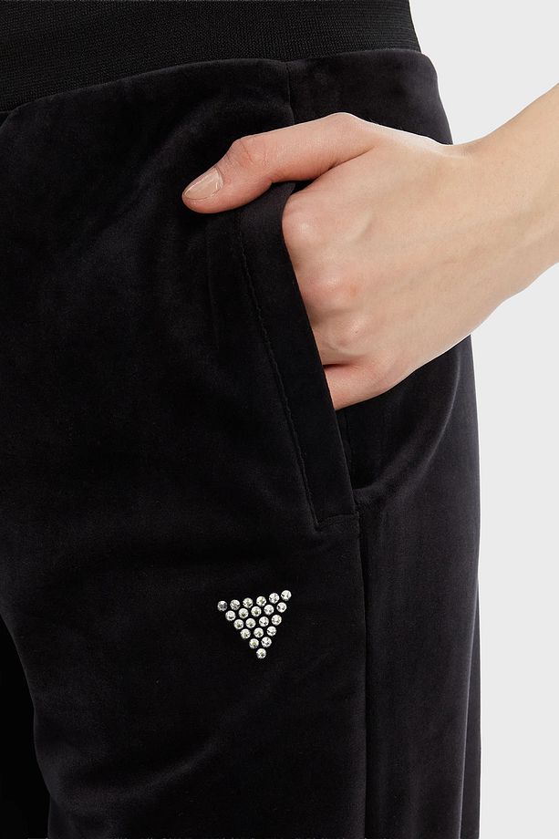 Couture Taşlı Regular Fit Yüksek Bel Kadife Jogger Pantolon V3BB26K0232 PANTOLON V3BB26 - 4