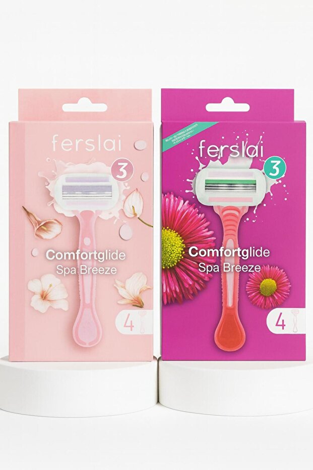 عرض طقمين 8 مكاين امواس شفرات 4 Comfortglide Spa Breeze – من فيرسلاي -آمنة وصحية 100%