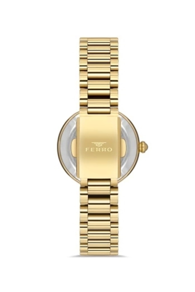 Sarı Çelik Kordon Kadın Kol Saati FL21493A-B - 2