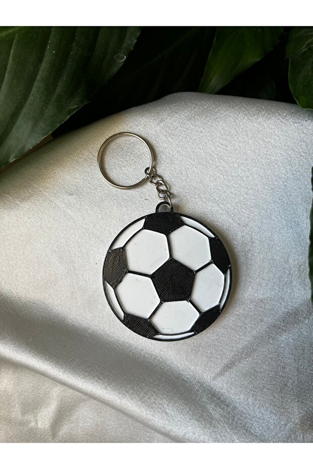 Football Ball Keychain 3D Keychain