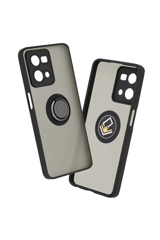 Glinth Case for Oppo Reno7 4G - Black - 1