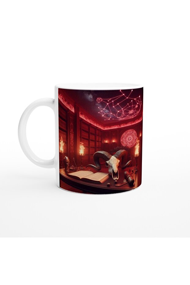 Aries Printed Coffee Mug - Zodiac Libra Vs2