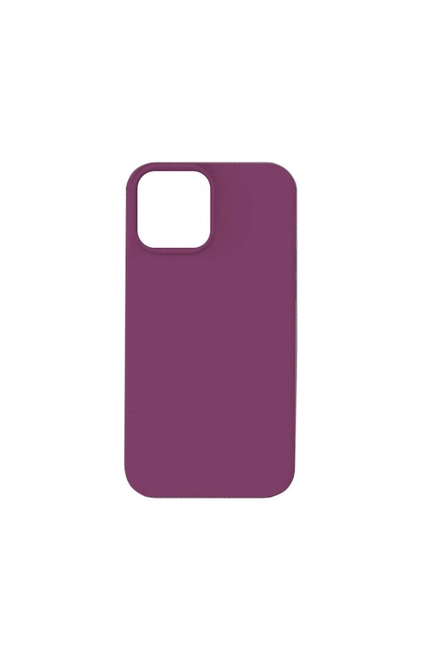 Silicone Case compatible with iPhone 13 Mini, Burgundy - 2
