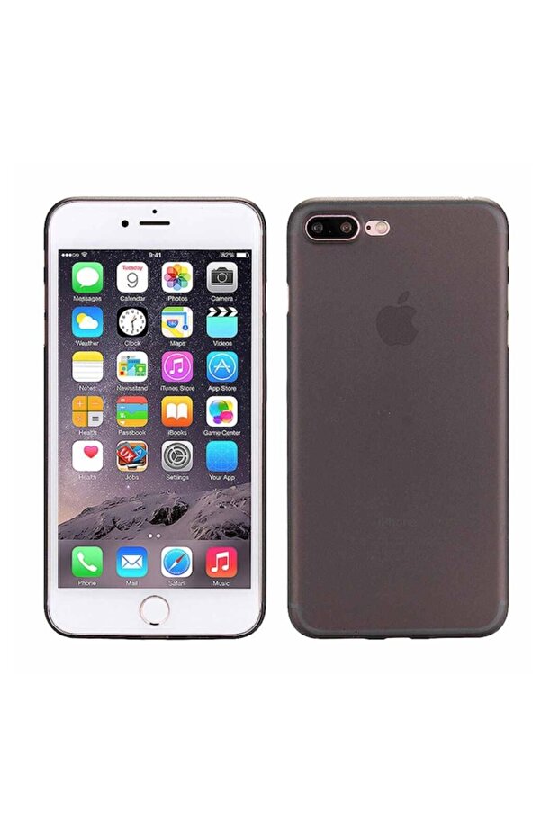 Protective Case for iPhone 7 Plus, Black/Transparent - 2