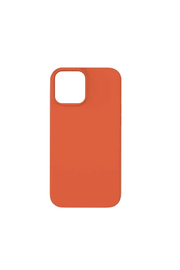 Silicone Case Compatible with iPhone 13 Mini, Orange - 2
