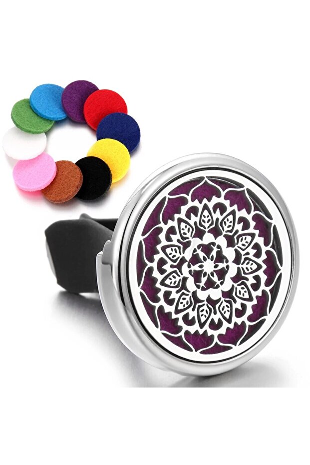 XQ202-4-Mian002 موزع عطر للسيارة على شكل شجرة، مشبك للسيارة، موزع زيوت عطرية، فتحة تهوية السيارة