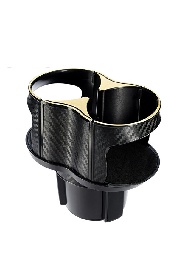 Gold 2-in-1 Car Cup Holder Expander Cupholder Adapter Auto Interior Cup Expandable Car Multifunction