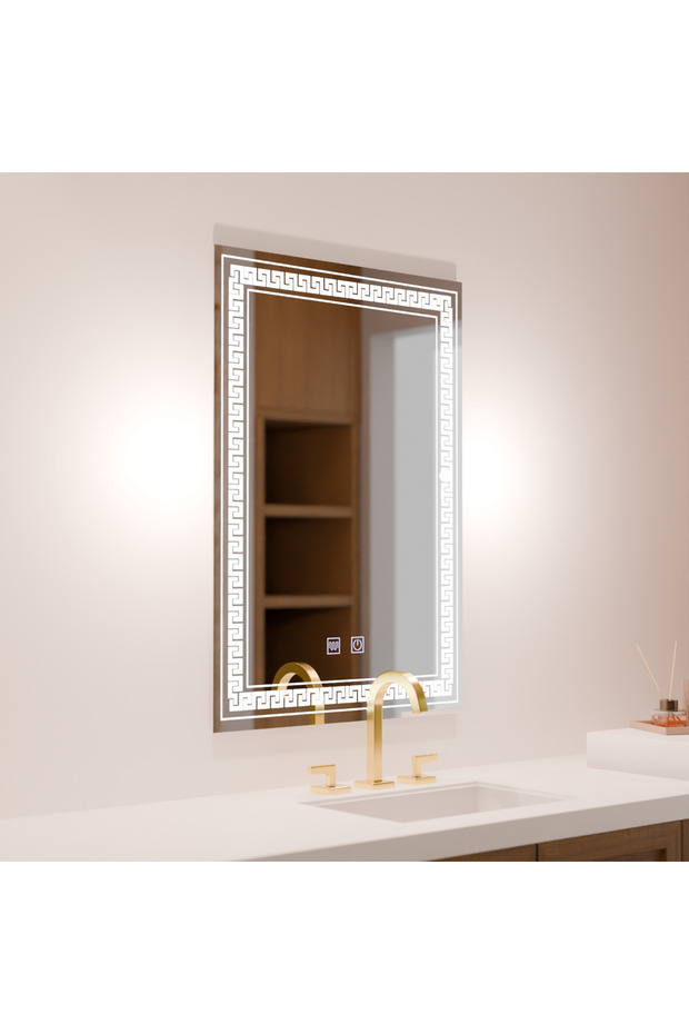 Rectangular LED Mirror, 60x80cm, Touch Vivido, Defog System - 4