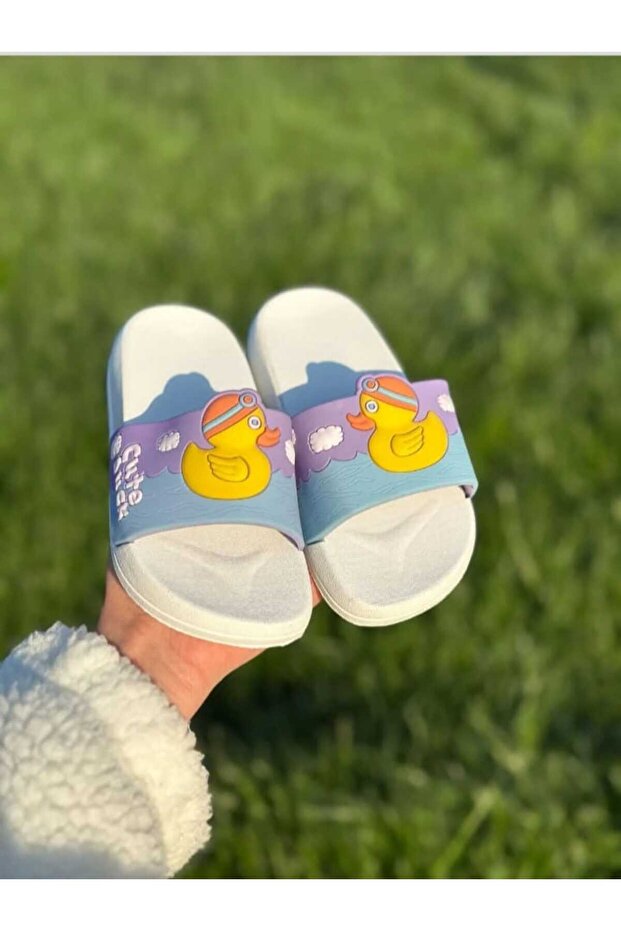 Daily Eva Children's Slippers with Duck Figure