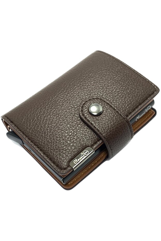 RFID Blocking Faux Leather Wallet for Men and Women