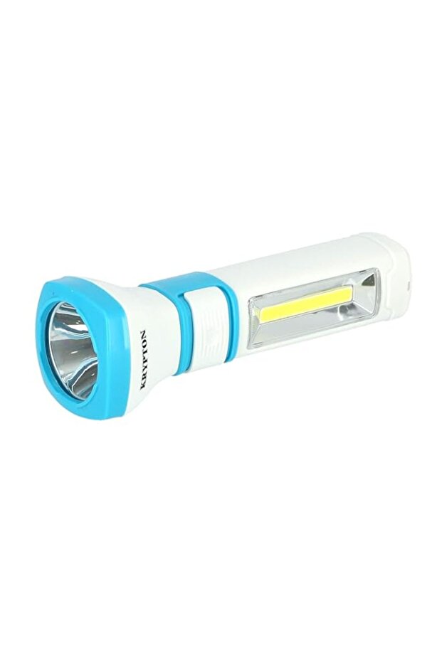 Krypton Rechargeable LED Flashlight with Lantern, Blue/White, KNFL5087