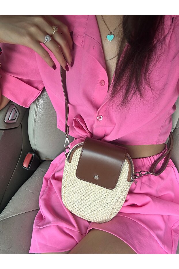 Hasır postacı çantası - 1