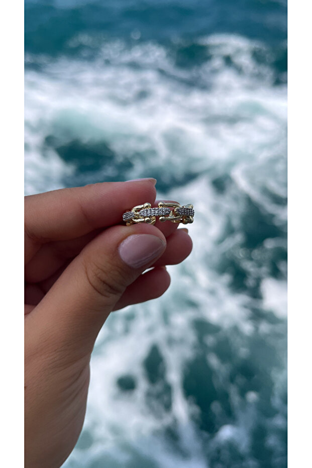 خاتم تيفاني موديل حجري قابل للتعديل - 2