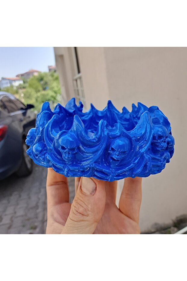 Toptan ( Yirmibeş Adet ) Gotik ve alevli kafatası - 2