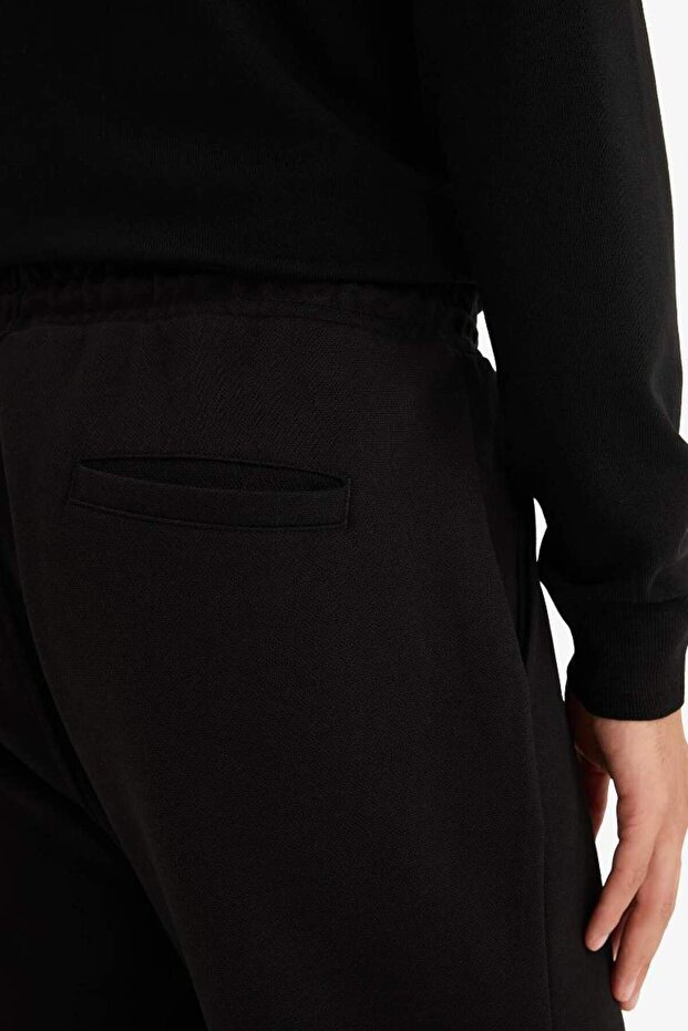 Regular Fit Beli Bağcıklı Düz Paça Cepli Eşofman Altı E7829AX25AU - 7