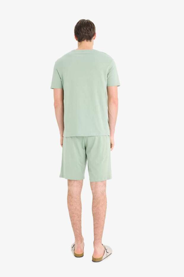 Pijama Takımı Baskılı Kısa Kollu Üst Şort F6184AX25SP - 7
