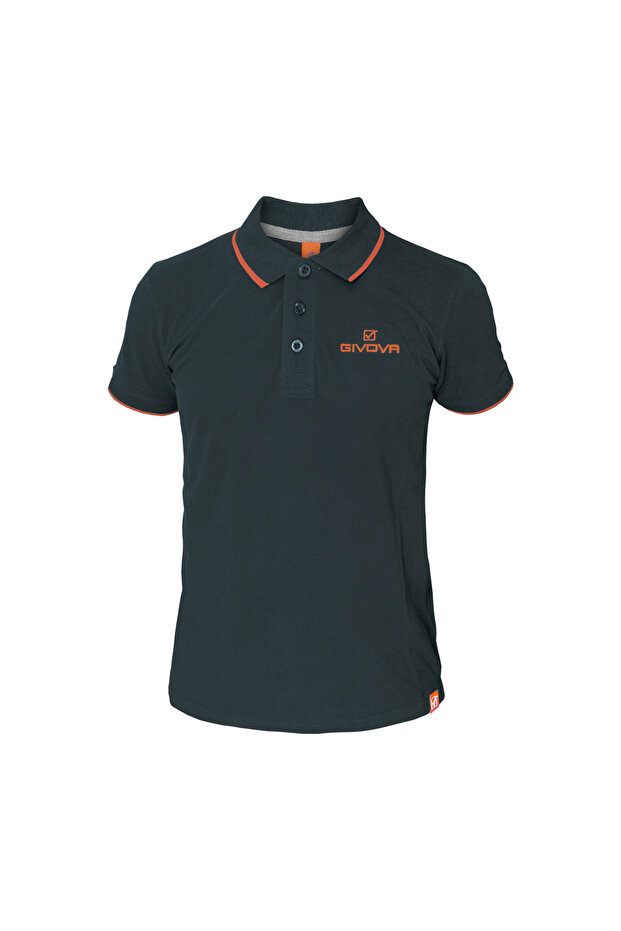 Men's Cotton Short-Sleeve Polo - Blue