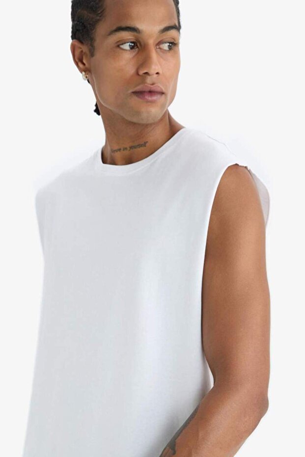 DeFactoFit Boxy Fit Bisiklet Yaka Sporcu Atlet A1821AX23SM - 6