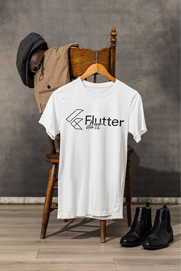 Special for Software Engineers, Flutter Dart Developer Printed, Unisex Design T-Shirt - 5
