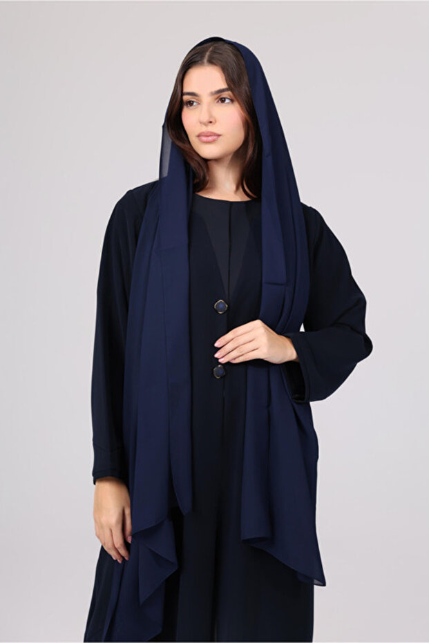 عباية سادة بقصّة مستقيمة - 2