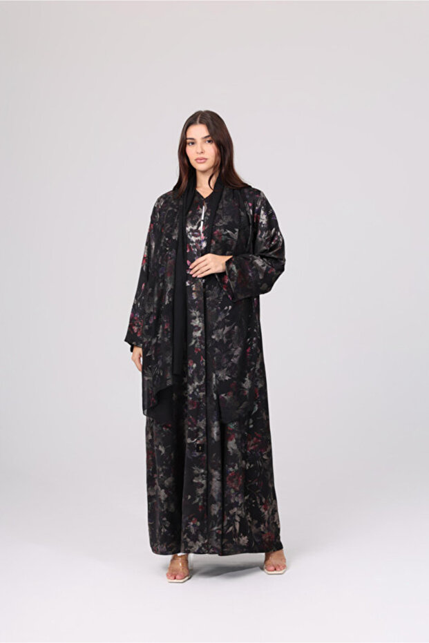Floral Design Pattern Abaya
