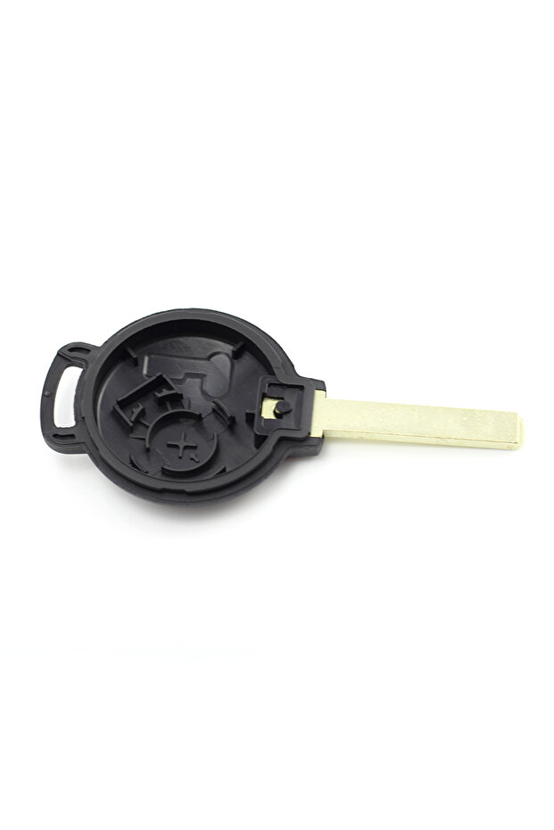 3-button key shell for Smart, Matte Black - 3
