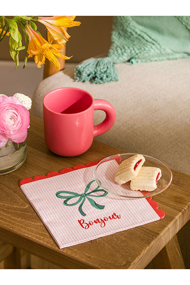 Sparkling Selections from Shining Store |   Bow Printed Paper Napkins 20 Pcs - 1