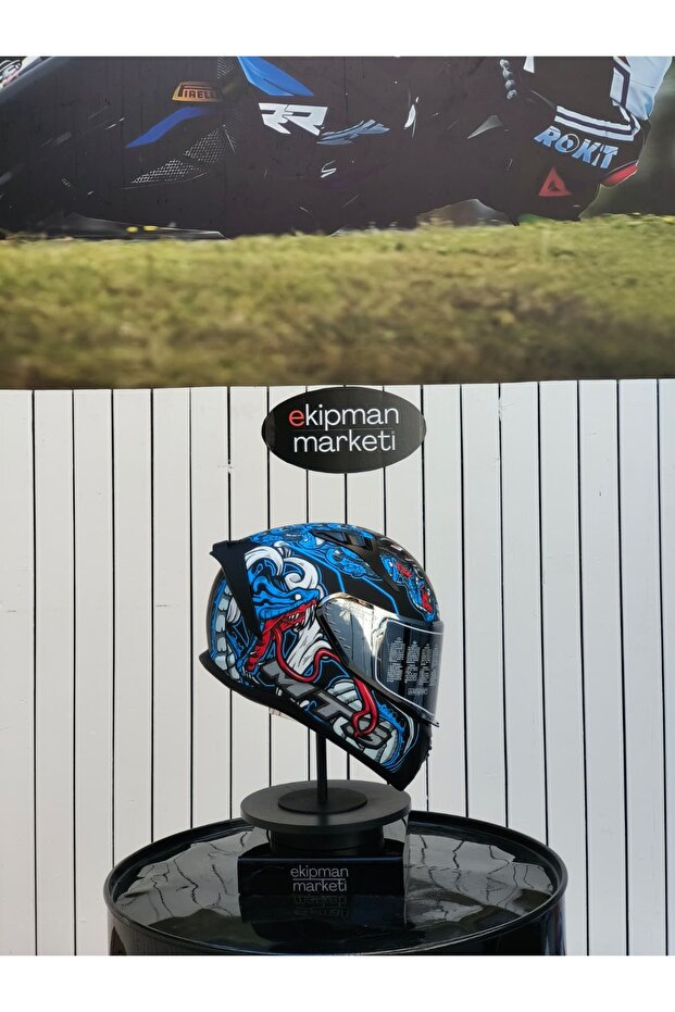 Full Face Kask MYTH BLUE - 3